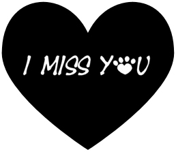 I miss you Dog Printable